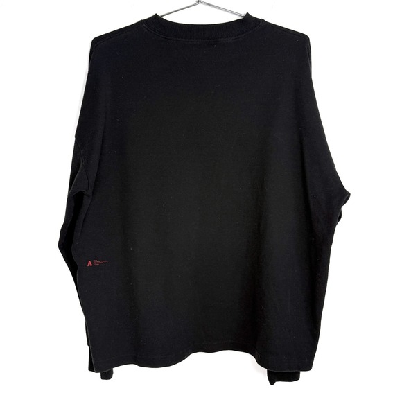 ALYX Visual Black Graphic Print Medium Crewneck Sweatshirt Menswear Designer Top - Picture 4 of 6